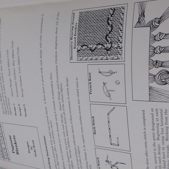 Cross stitch patterns: papoose blankets - Picture 6 of 11